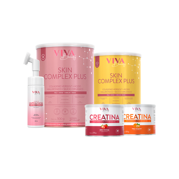 2 Colágenos + 2 Creatinas + 1 Espuma