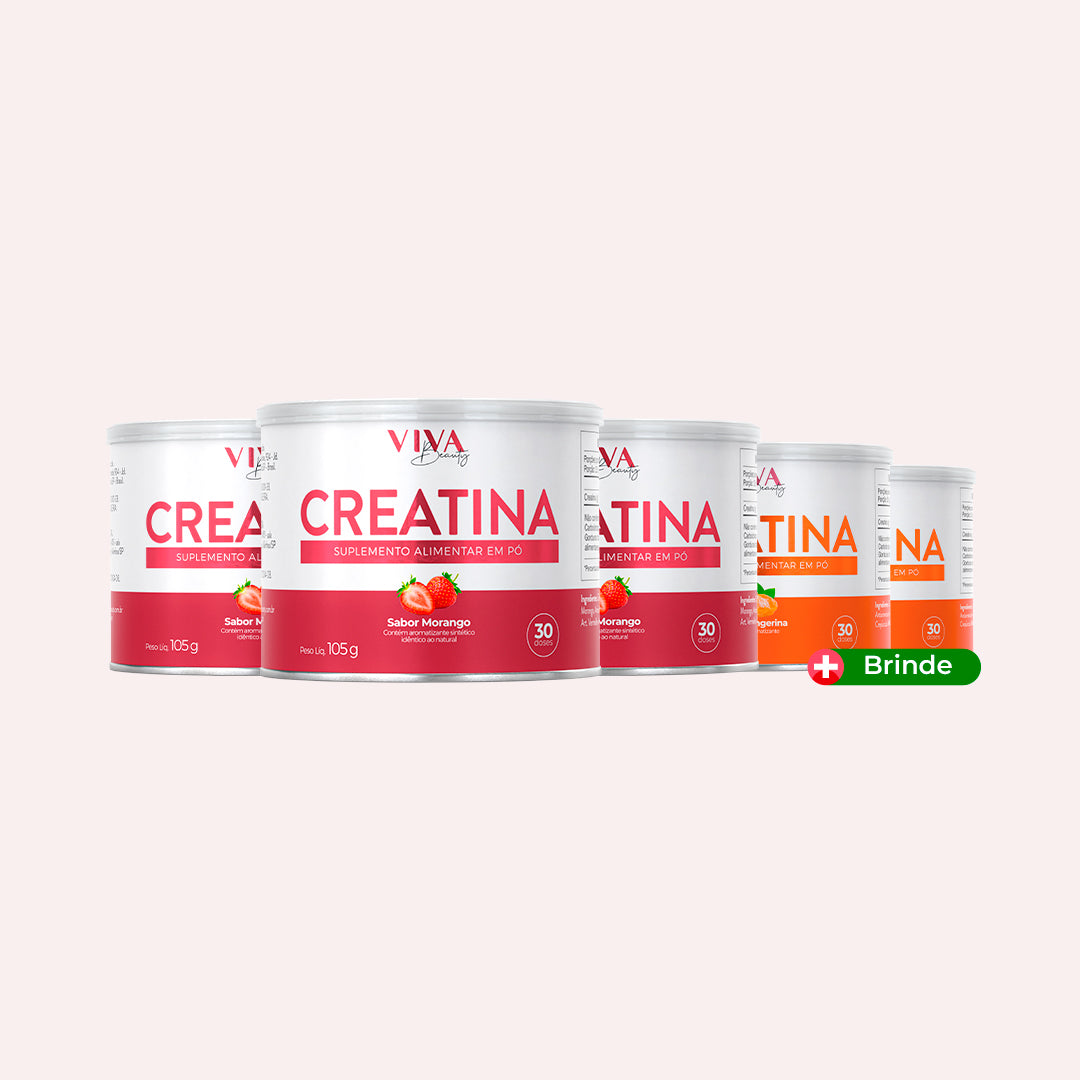 Creatina Monohidratada - COMPRE 3 LEVE 5